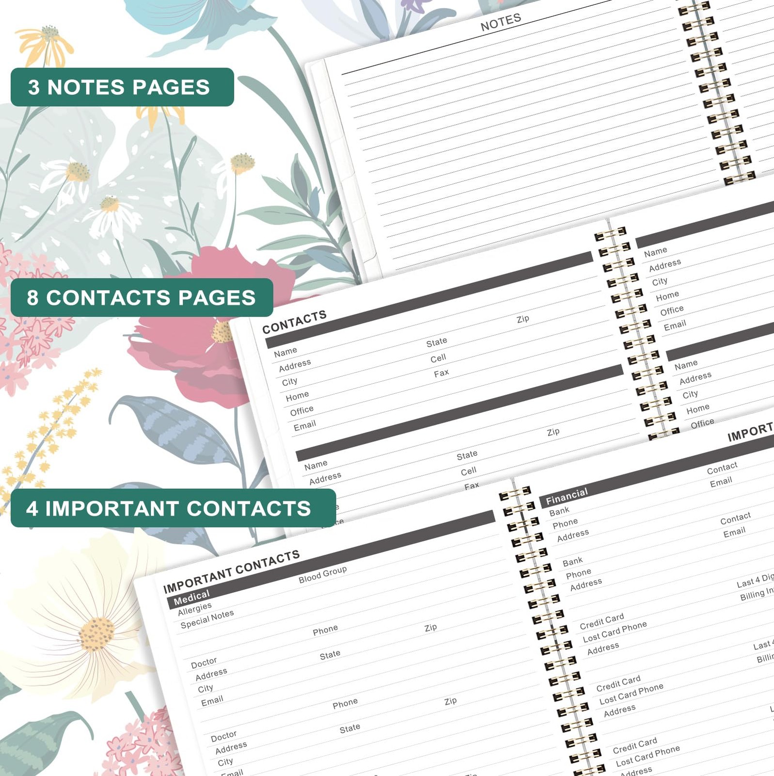 2026-2028 Monthly Planner/Calendar – 3 Year Monthly Planner 2026-2028, 9» x …