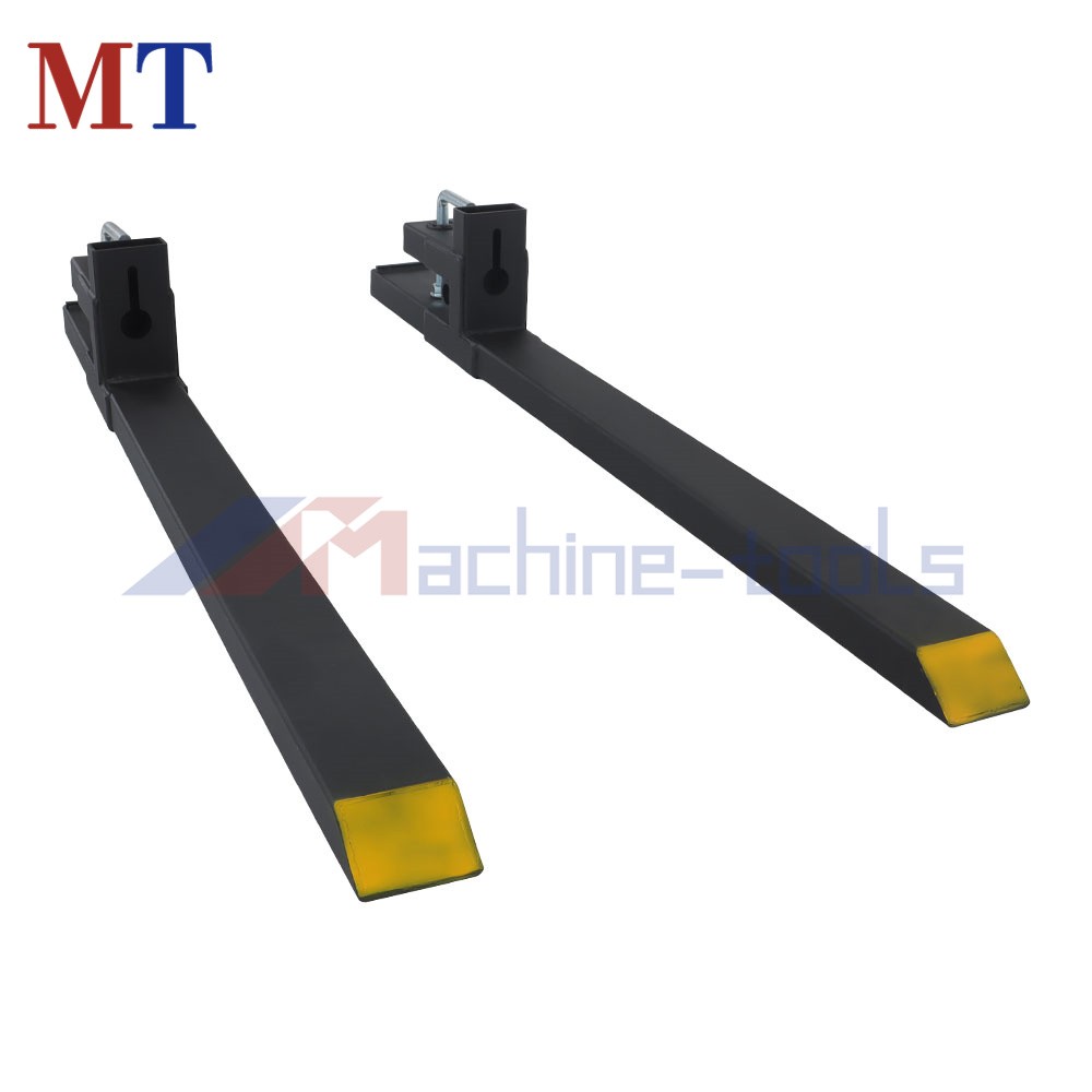 Pallet Forks 60″ 4000Lbs Clamp On Bucket Loader Attachment Skid Steer Tractor