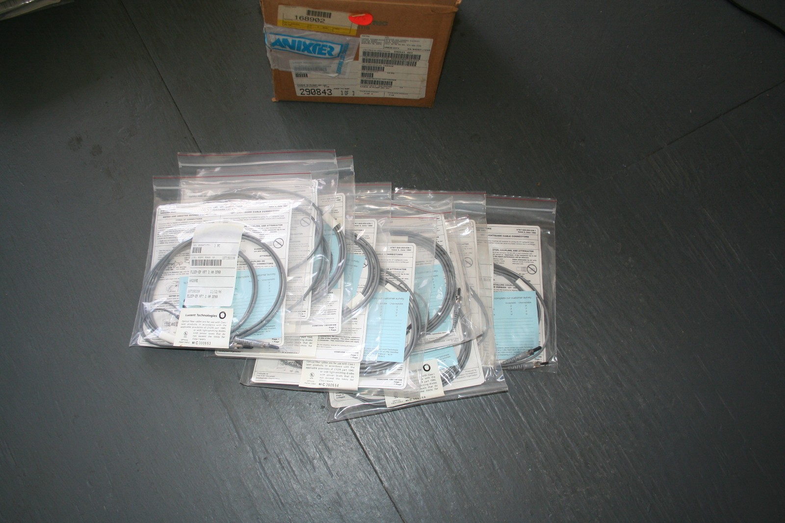 New Lucent Technologies FL2EP-EP 8FT 2.4M OFNR Fiber Optic Cable – 107150336