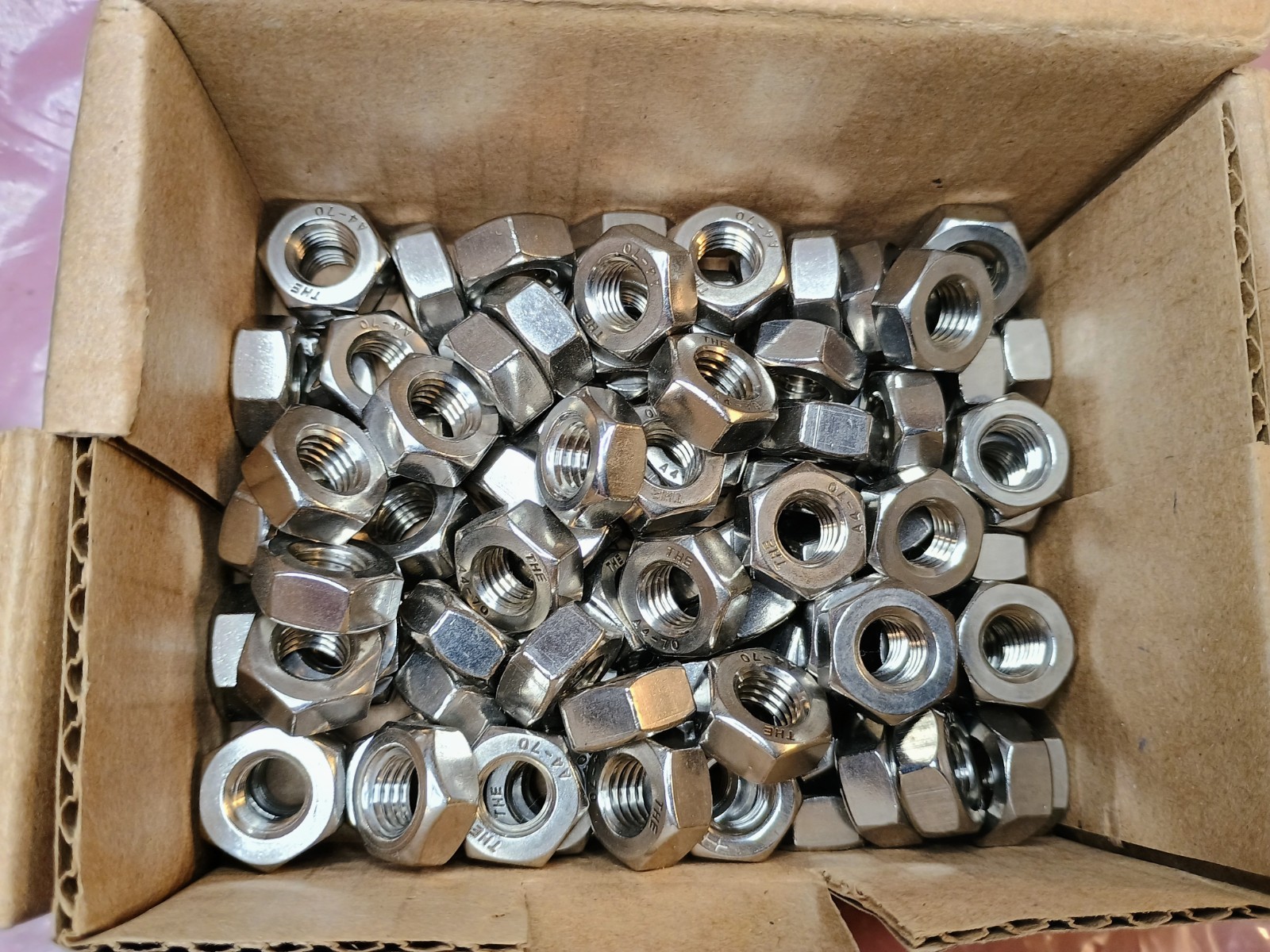 100, Hex Nut M10-1.5, 10mm A4/ 316 Stainless Steel Din 934 – Fast Ship