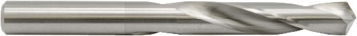 5mm (.1969) Solid Carbide Drill, 1-3/4″ Flute Length, 3″ OAL, USA Made