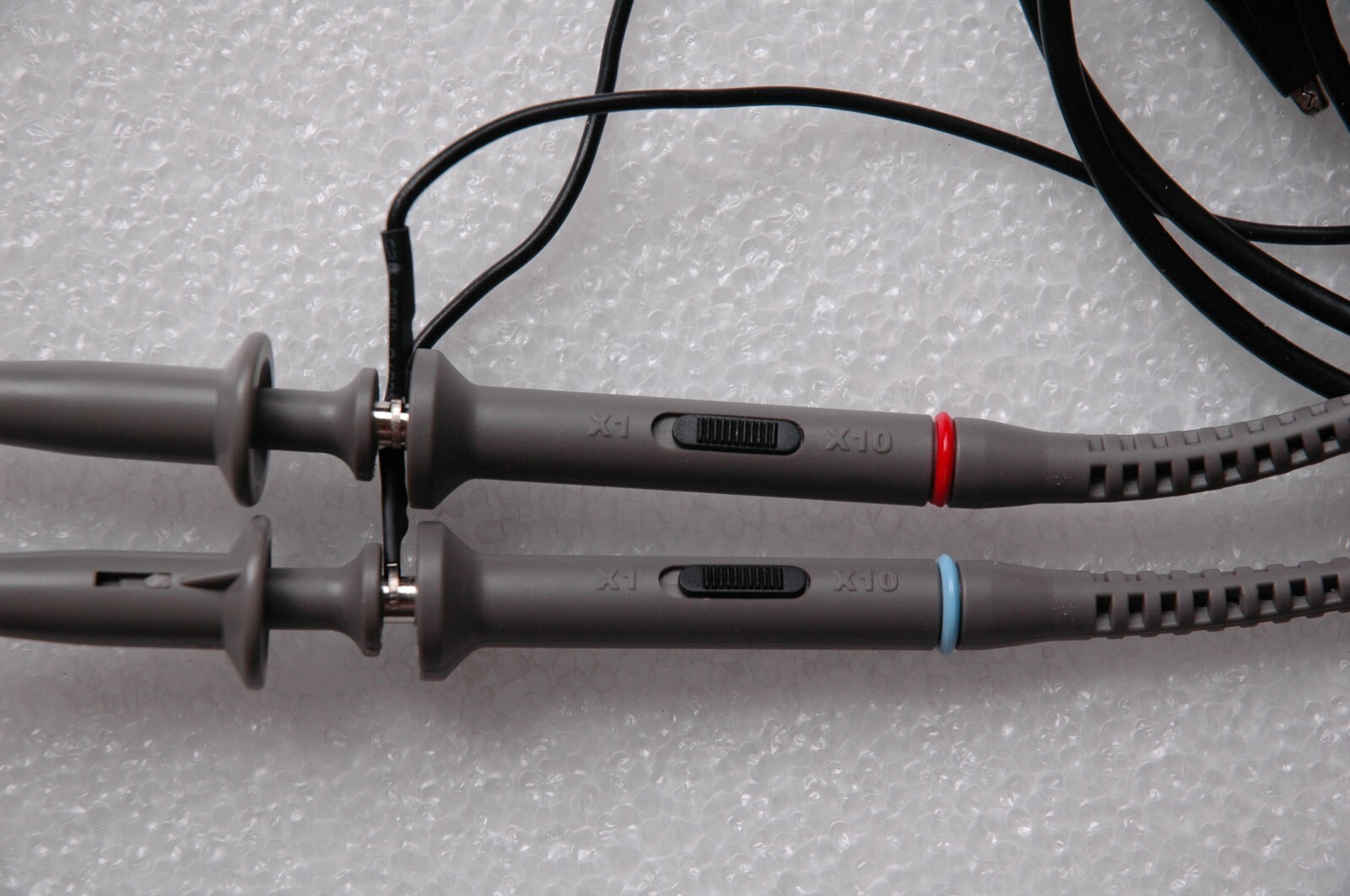 2x 100MHz Oscilloscope Scope analyzer Clip Probe test leads kit for HP Tektronix