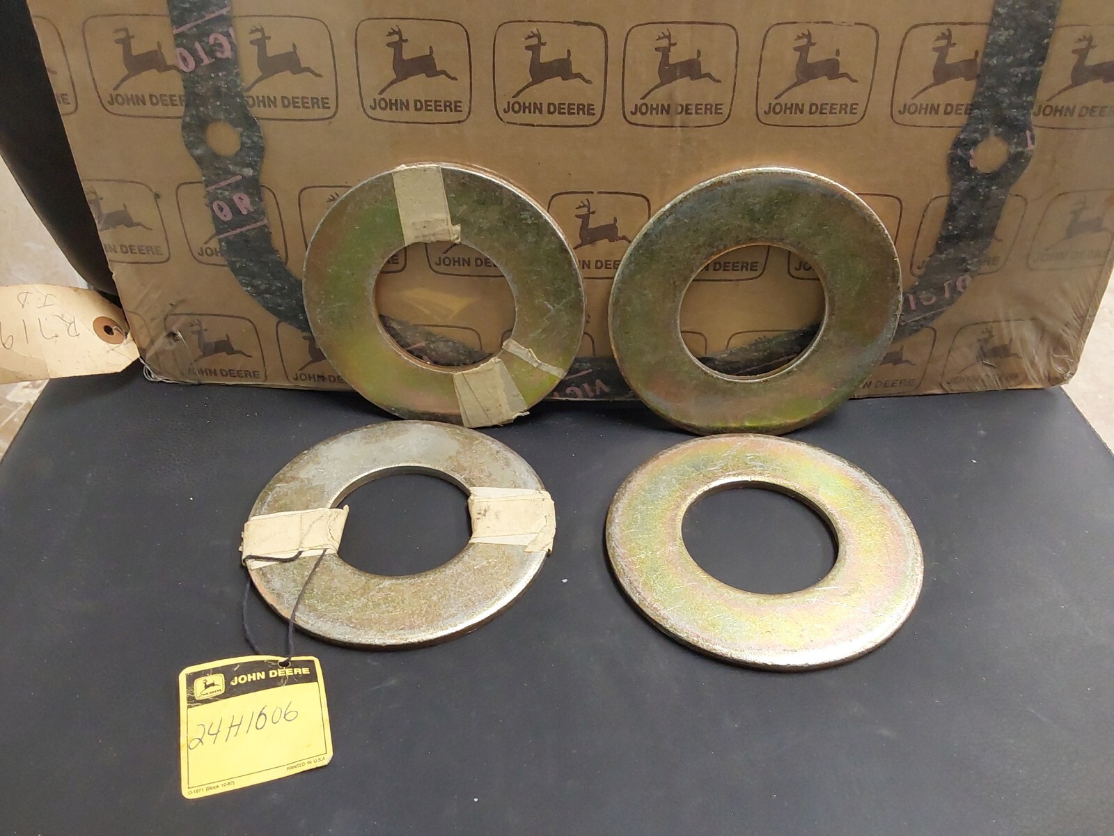 24H1606 JOHN DEERE WASHER OEM LOT OF 4. FREE SHIPPING!