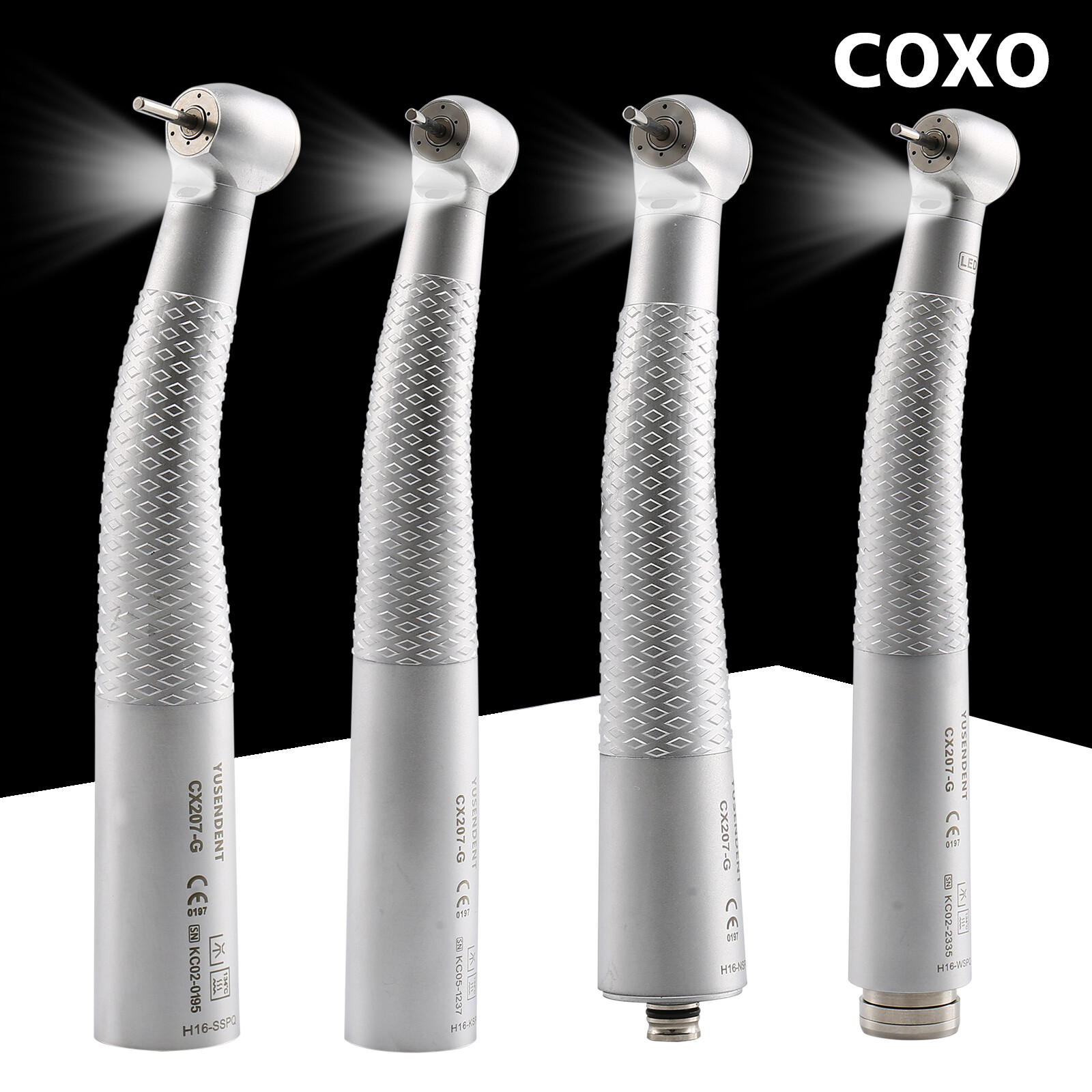 COXO Dental Fiber Optic Handpiece Turbine Compatible KAV NSK Sirona CX207G Bsz