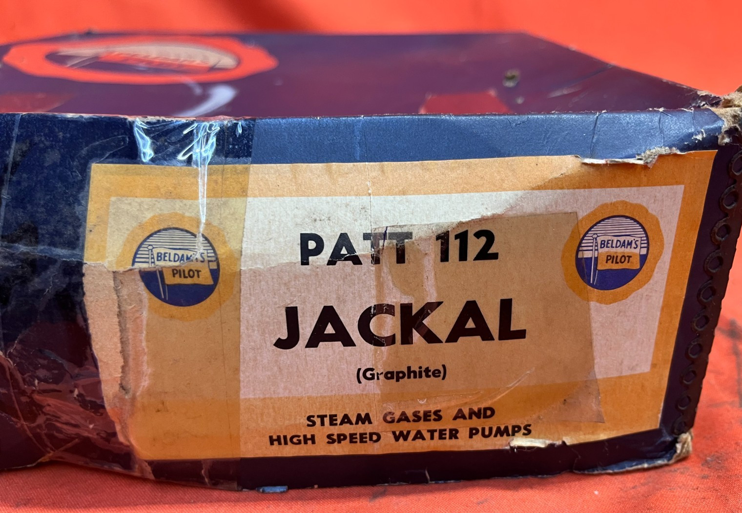 BELDAM’S PILOT PATTERN NO. 112 JACKAL GRAPHITE GLAND PACKING
