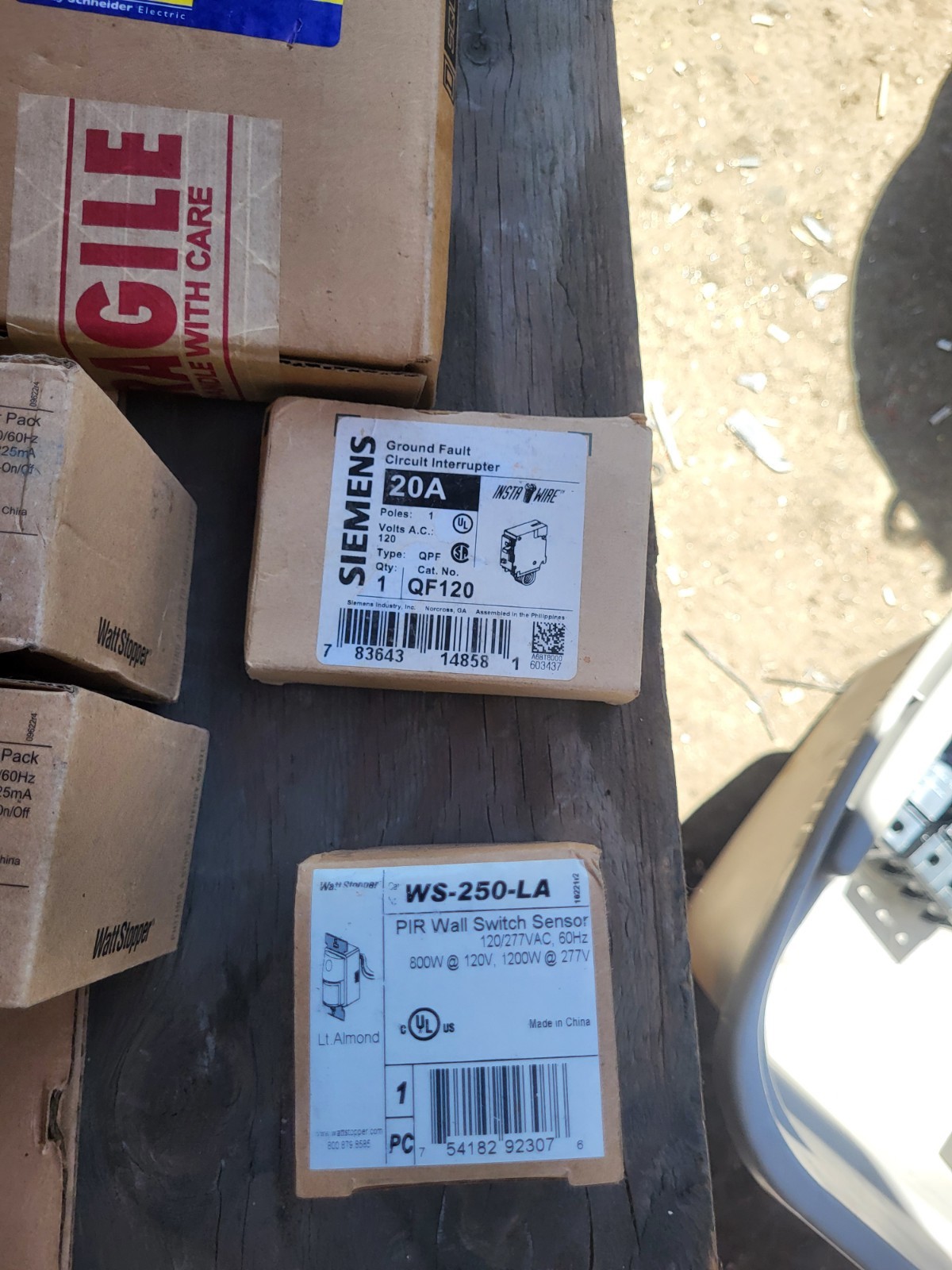 New Open Box, Lot of electrical materials—everything you see is what you get.