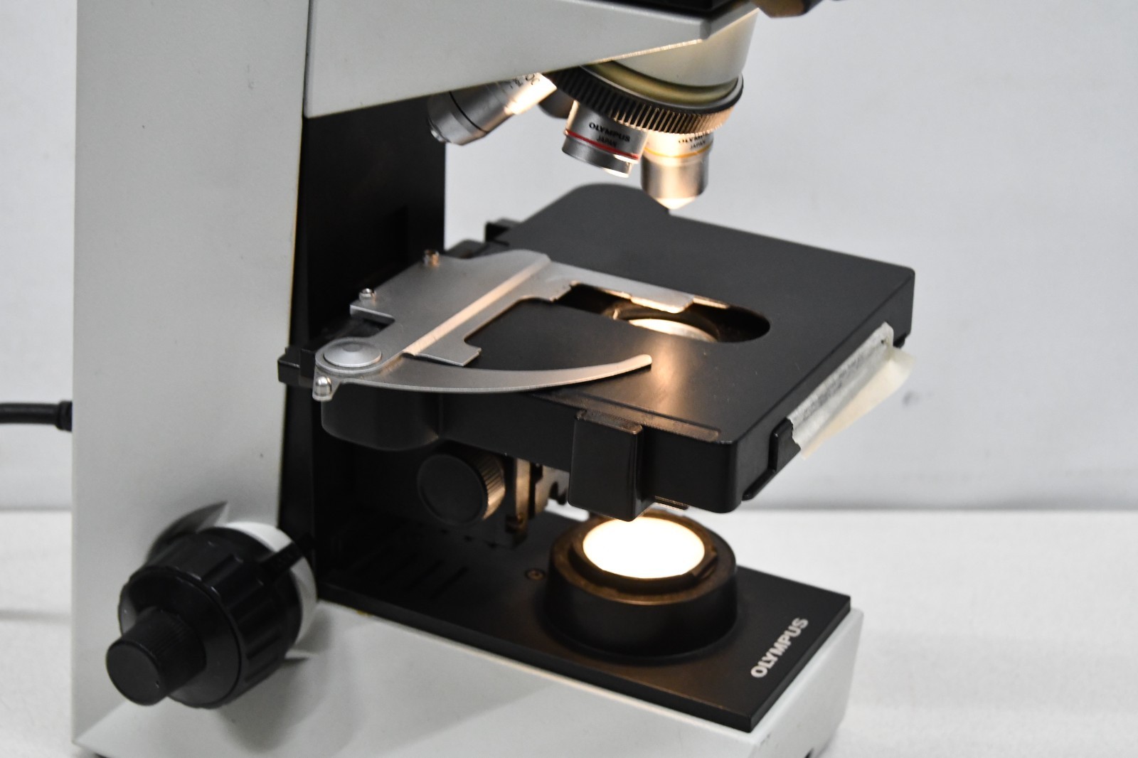 ^ Olympus CH30RF100 Binocular Microscope w/Objectives 4x 10x 40x 100x #X8134