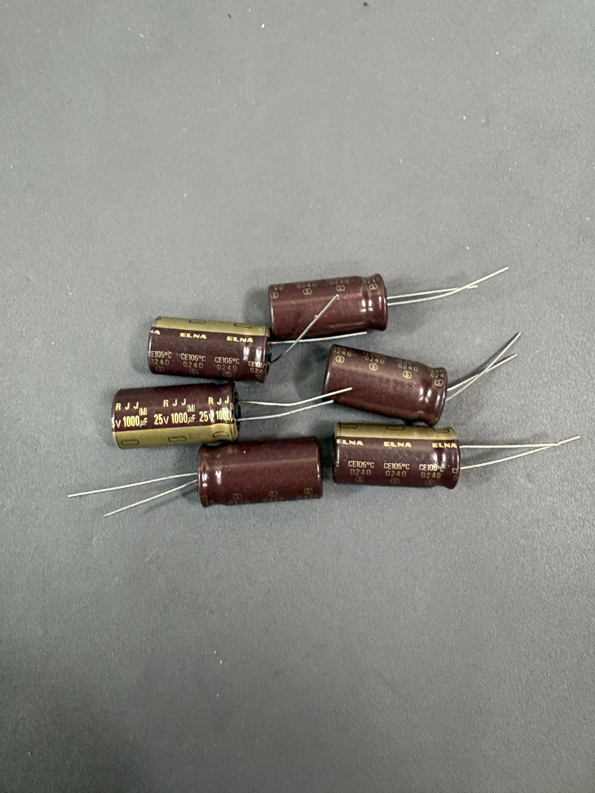 100pcs ELNA 1000uF 25V Electrolytic Capacitors Radial 105°C Bulk Lot