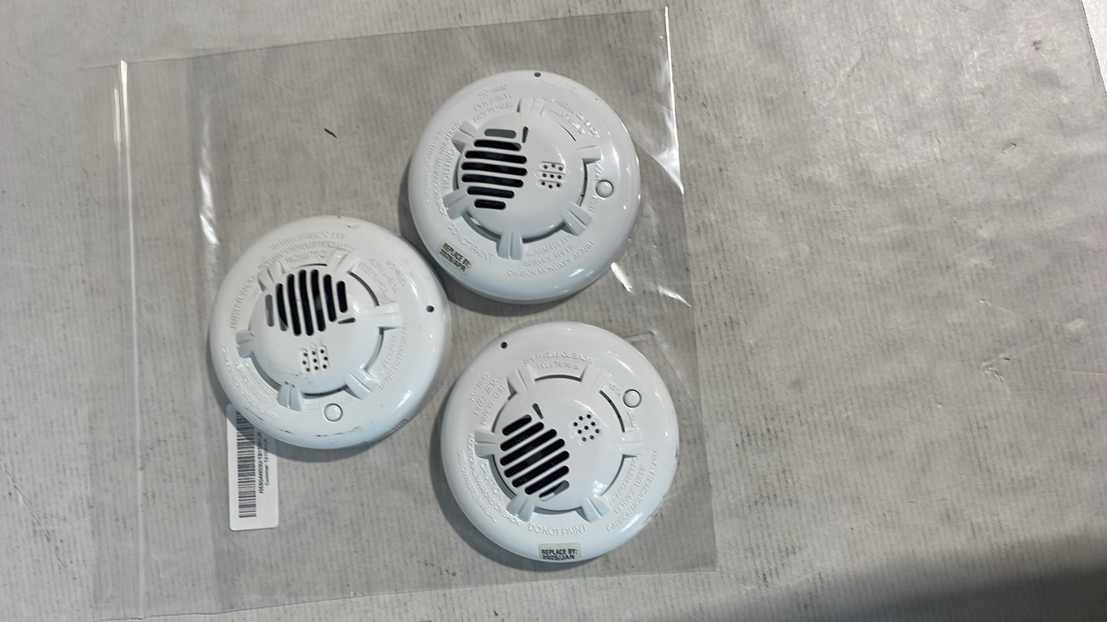 DSC Wireless Carbon Monoxide Detectors PG9933 WS4933 CO Alarms Lot Of 3