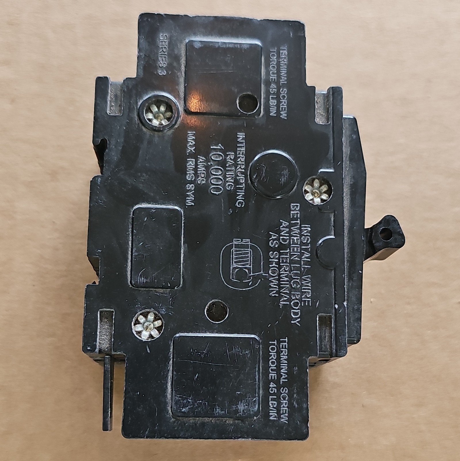 Square D QO260 60A 2-Pole 120/240Vac Plug-On Mini Circuit Breaker, Trip