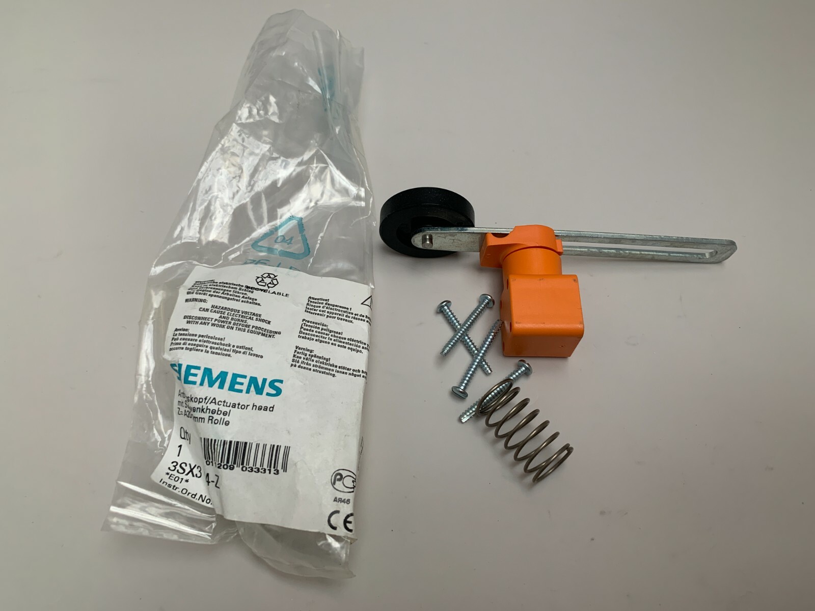 Siemens 3SX3 174-Z Actuator Head Lever