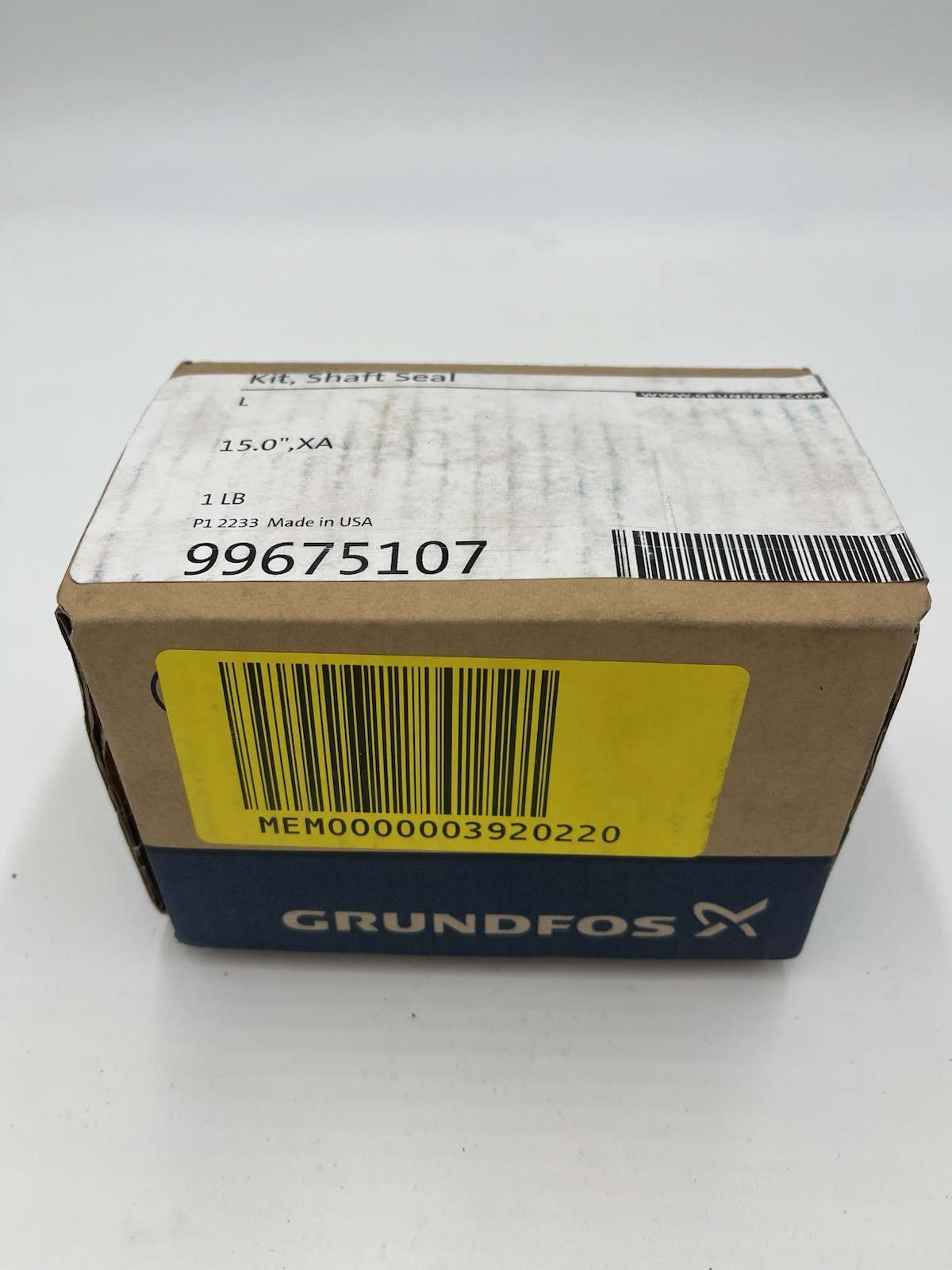 NEW OPEN BOX- Grundfos 99675107 Shaft Seal Kit 15.0 , XA 🇺🇸