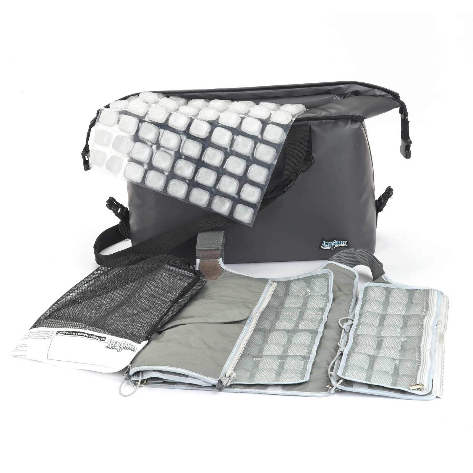 FlexiFreeze Personal Cooling Kit:Pro Series – Vest, Cooler, Refill Ice Panels