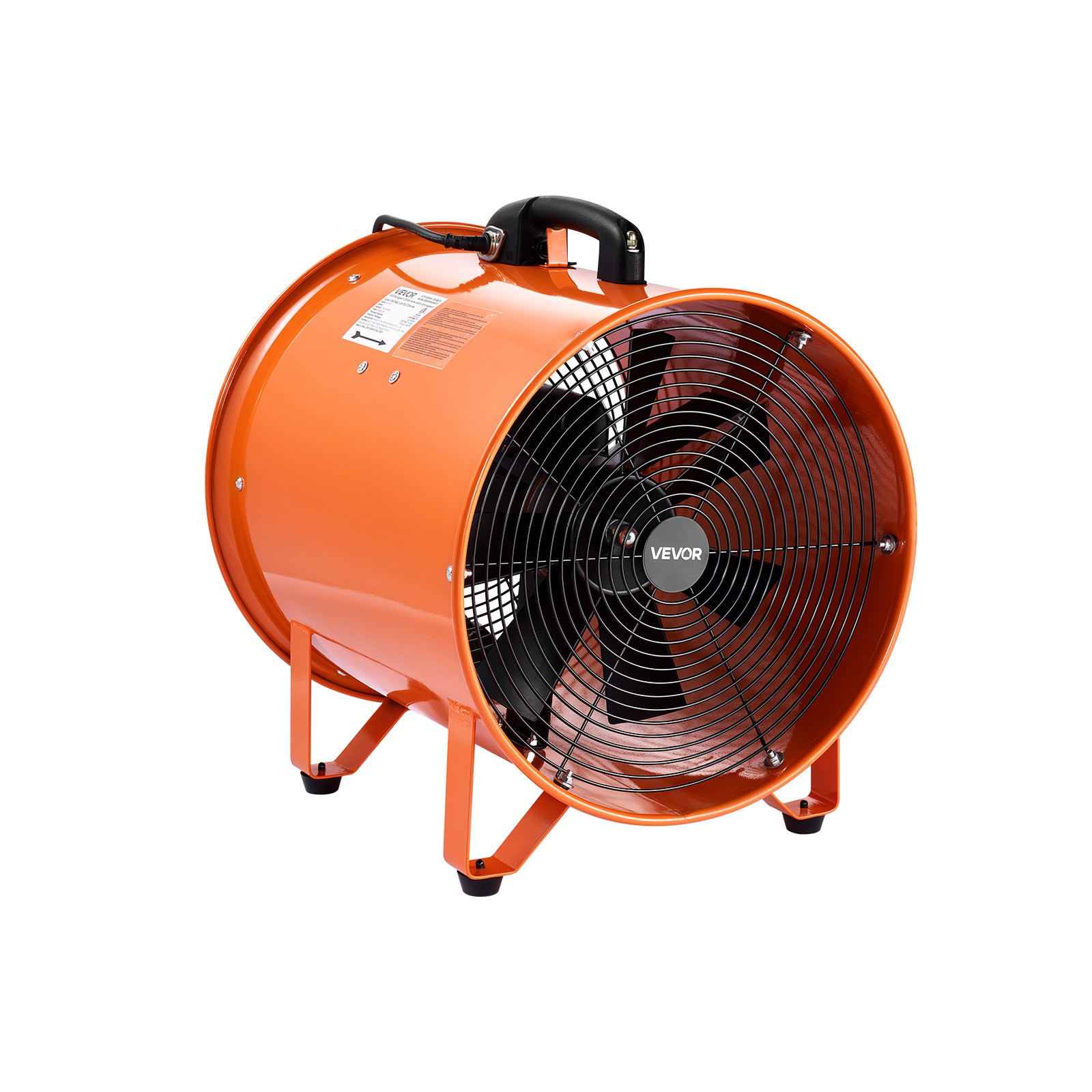 VEVOR 16″ Extractor Fan Blower Portable 33ft Duct Hose Ventilator Industrial