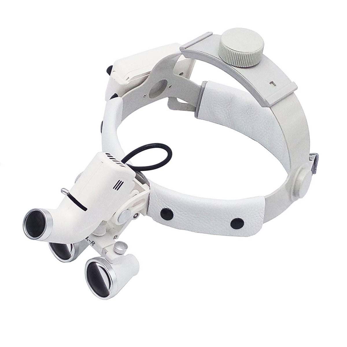 Lupa de lupas binoculares con diadema quirúrgica dental 3.5X con faro LED