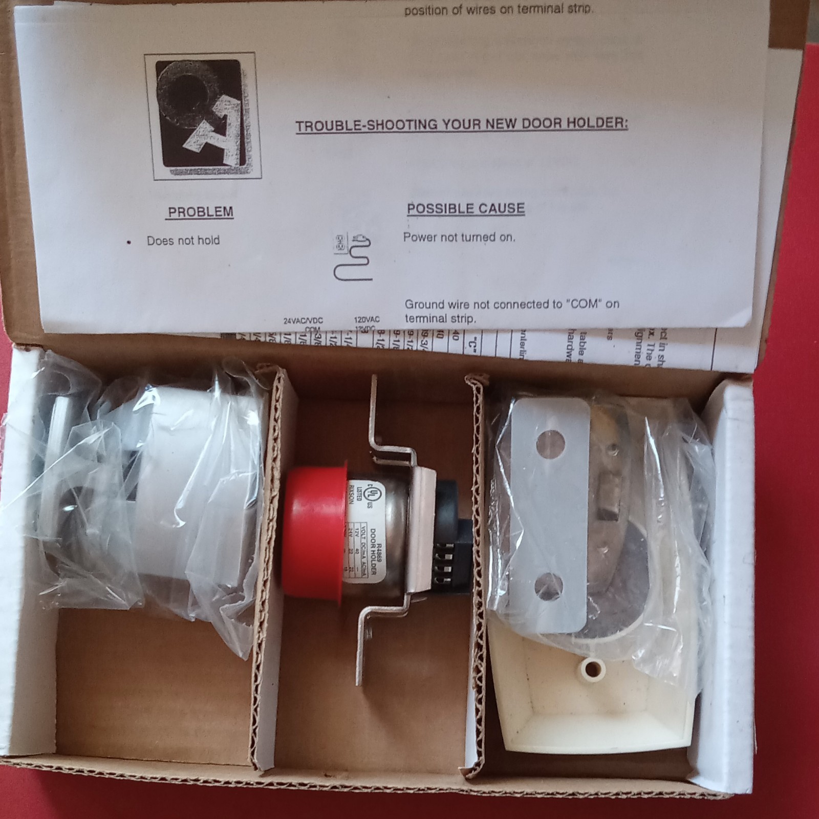 3 for $100.00 Fire-Lite Alarms Mag Door Holder have 3 009928