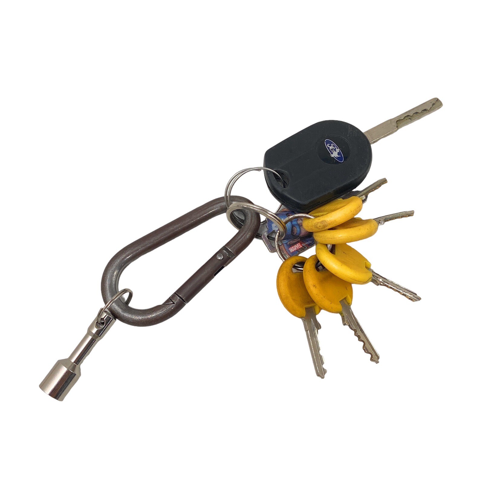 ☀️Keychain Neodymium Test Magnet for Scrap Metal Brass Gold Silver Jewelry 18Lbs