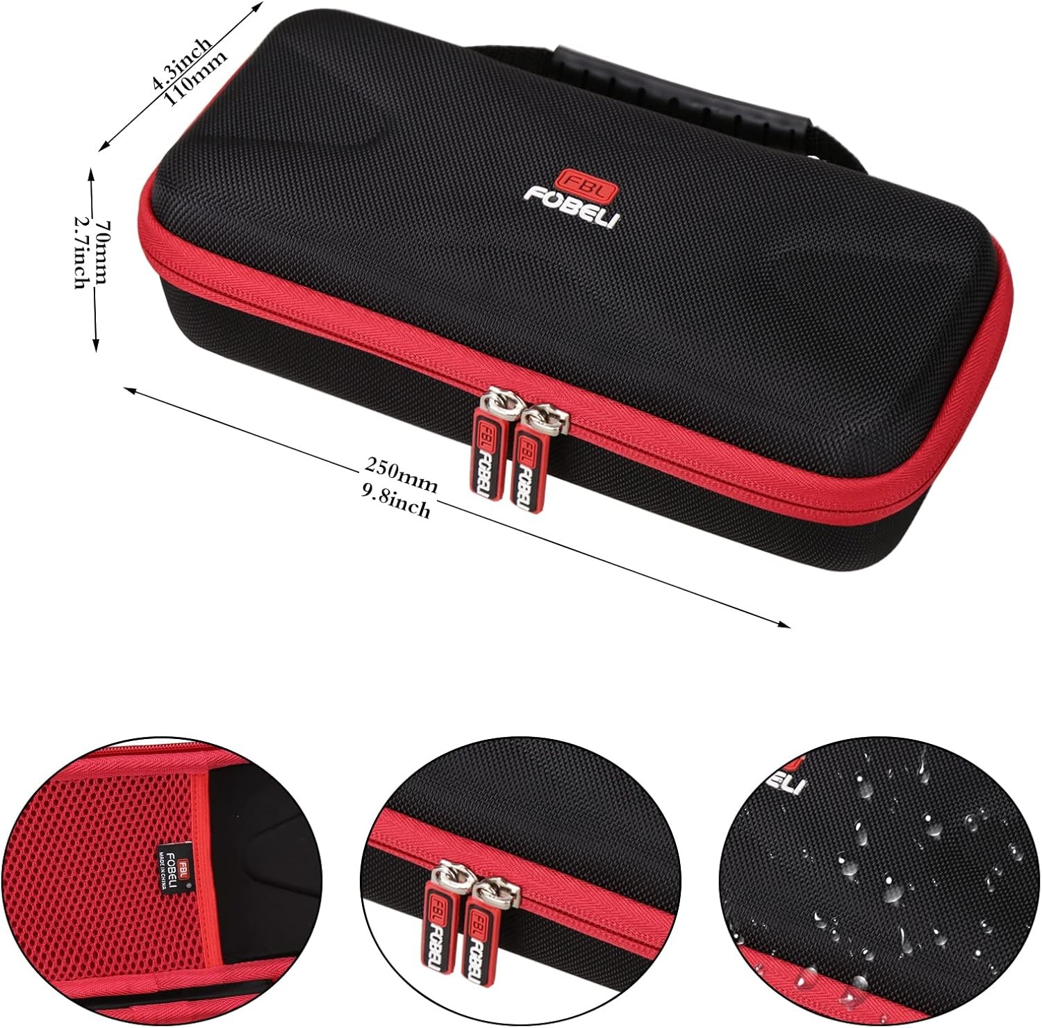 FBLFOBELI EVA Hard Case for Fluke 323 324 325 302 303 305 902 FC Multimeter Clam