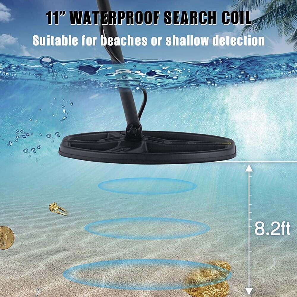 T2 Classic Pinpointer Metal Detector with 11″ inch 19 kHz Waterproof Search Coil