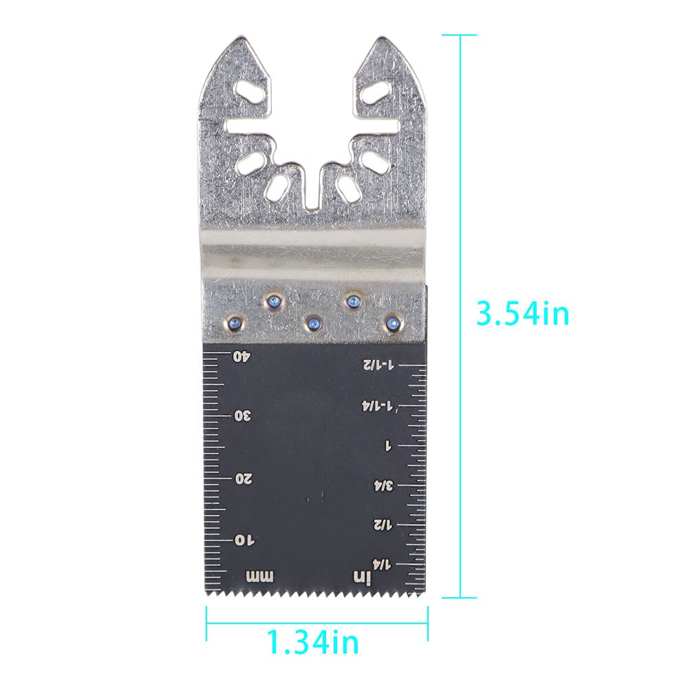 Bi-Metal Oscillating Tool Saw Blades 20 Pcs Multitool Quick Release Oscillating