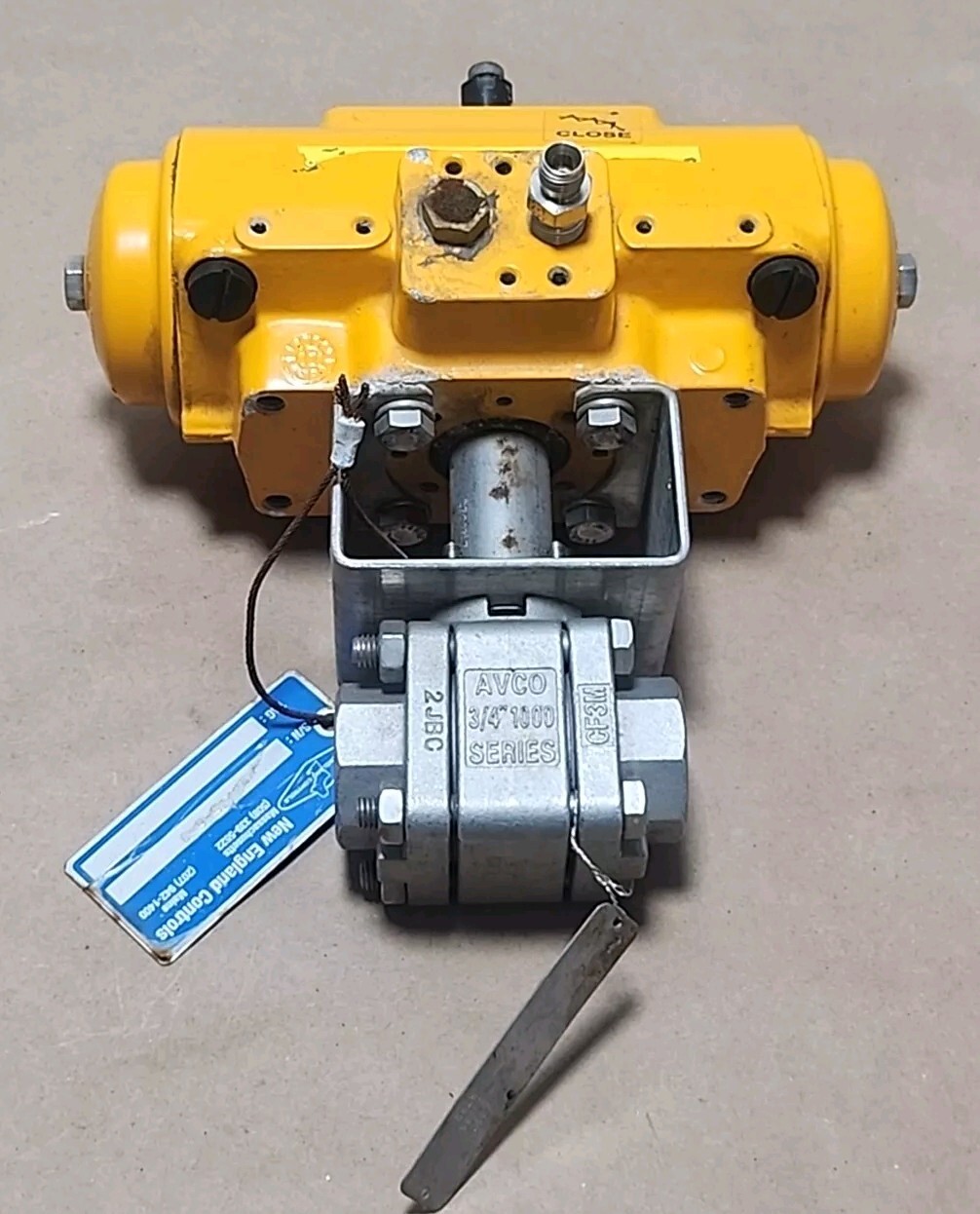 *PREOWNED* Hytork-71 EIA-XL0071-S80-A00 Actuator & 3/4″ Ball Valve + Warranty!