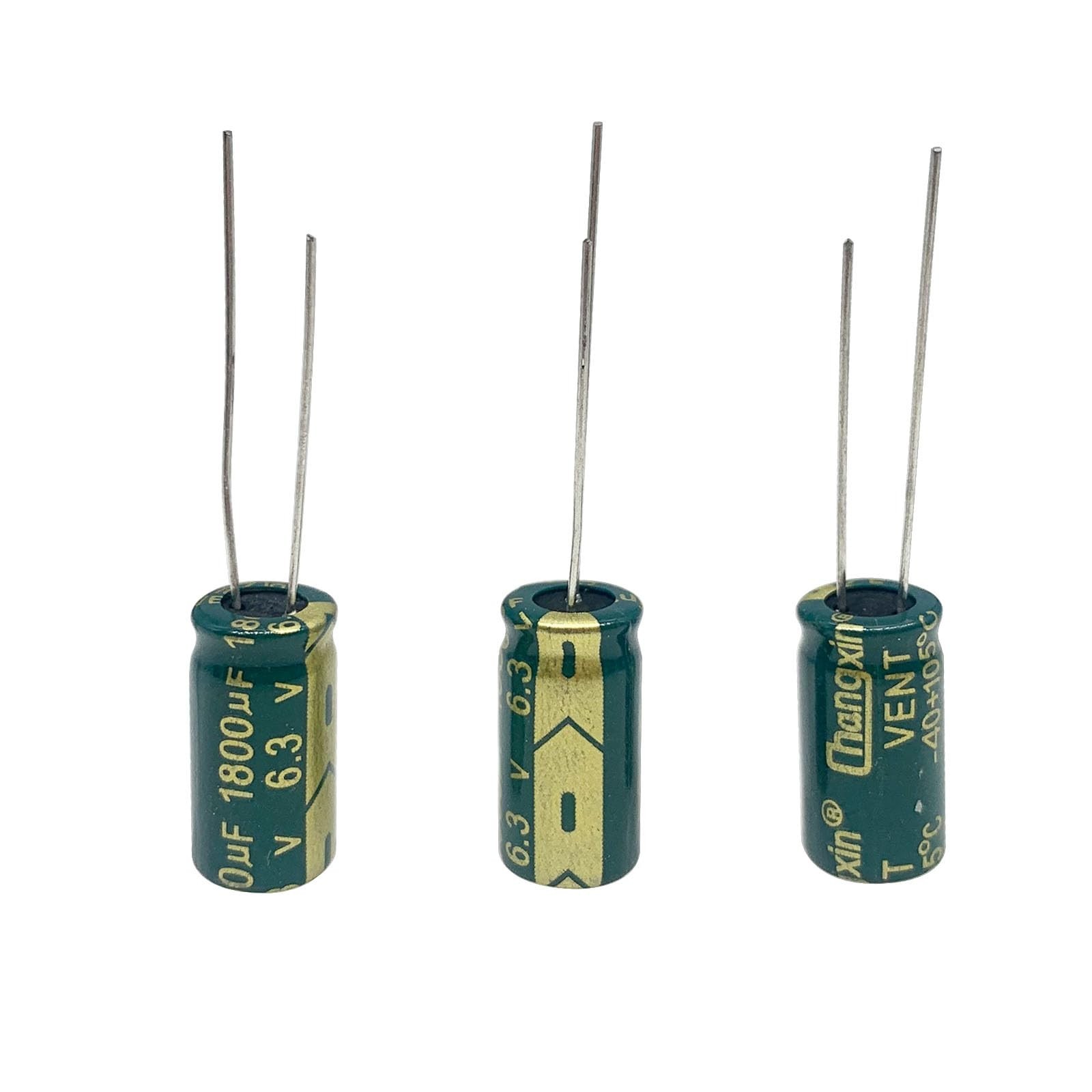 20PCS 6.3V 1800UF Capacitor 8x16mm(0.31×0.63in) High Frequency Aluminum Elect…