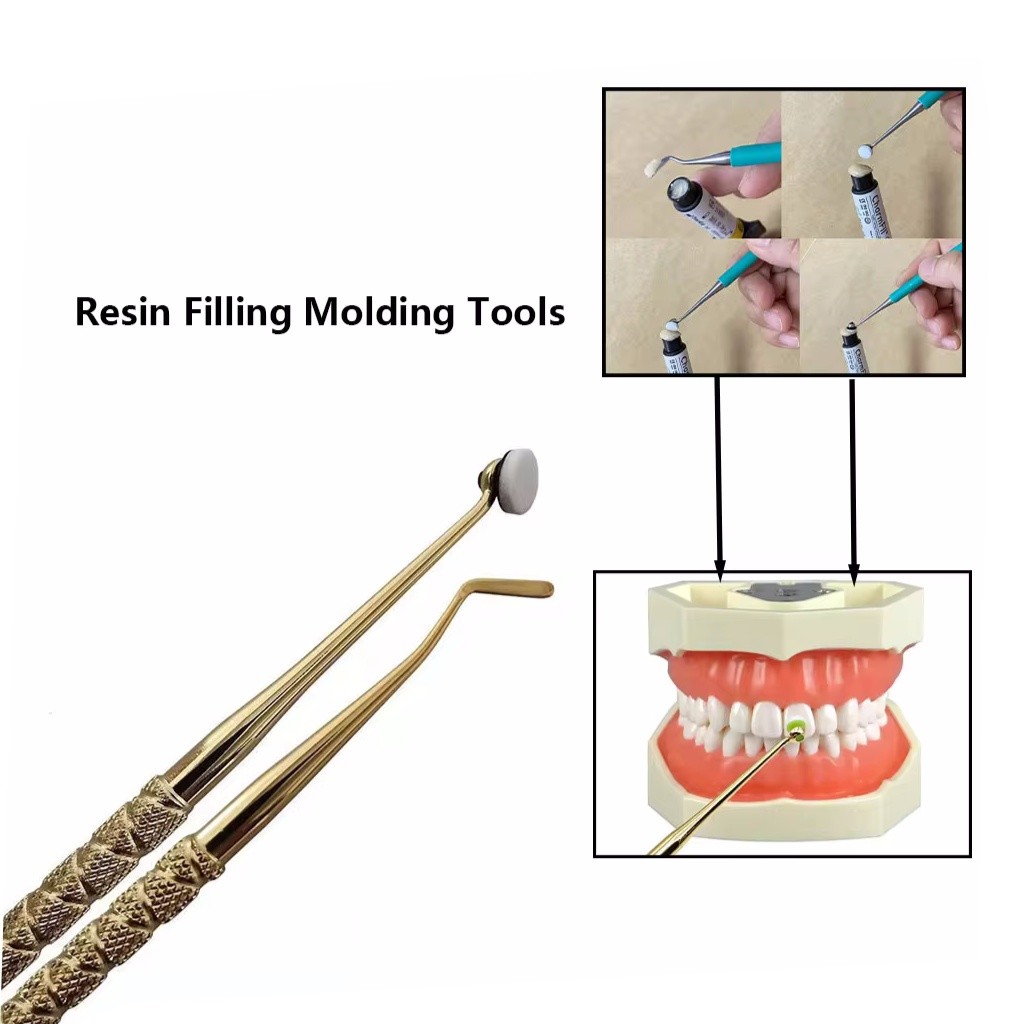 Dental Foam Pads Kit Veneer Composite Resin Filling Spatula Handle Optrasculpt