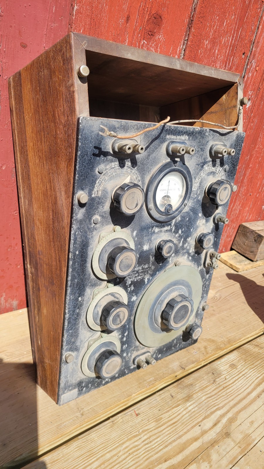 GENERAL RADIO TYPE 650-A IMPEDANCE BRIDGE ( sold as is )