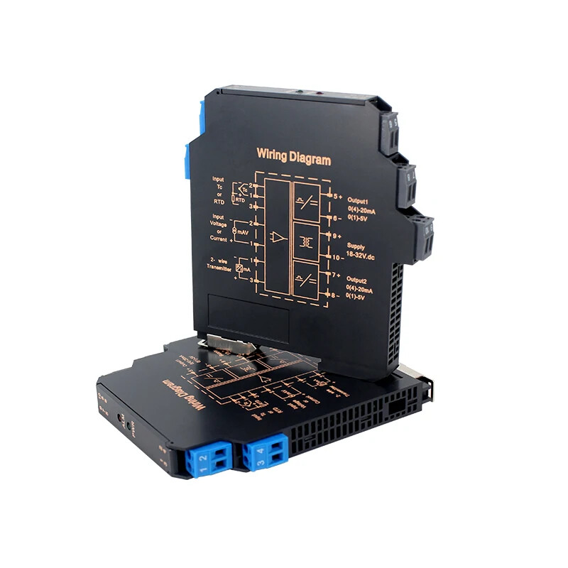 Analog Signal Transmitter 4-20mA 0-20mA Ultra-Thin Isolator 0-10V 0-5V 1-5V