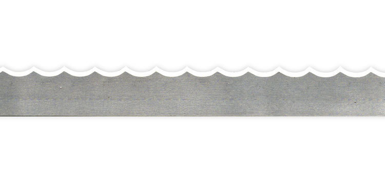 112″ (9′-4″) x 5/8″ x .022″ SCALLOPED EDGE Band Saw Blade 1 Pcs