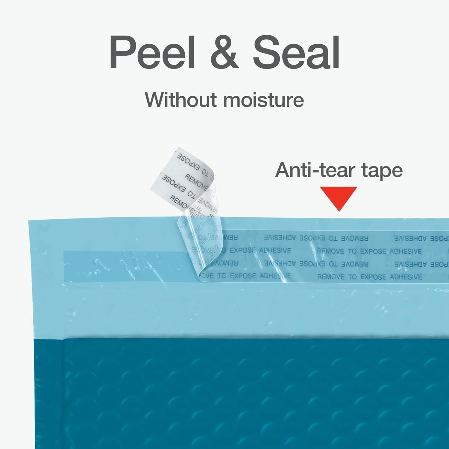 Self-Seal Blue Bubble Mailers (4×7) – 50 Pack of Lightweight Padded Envelopes