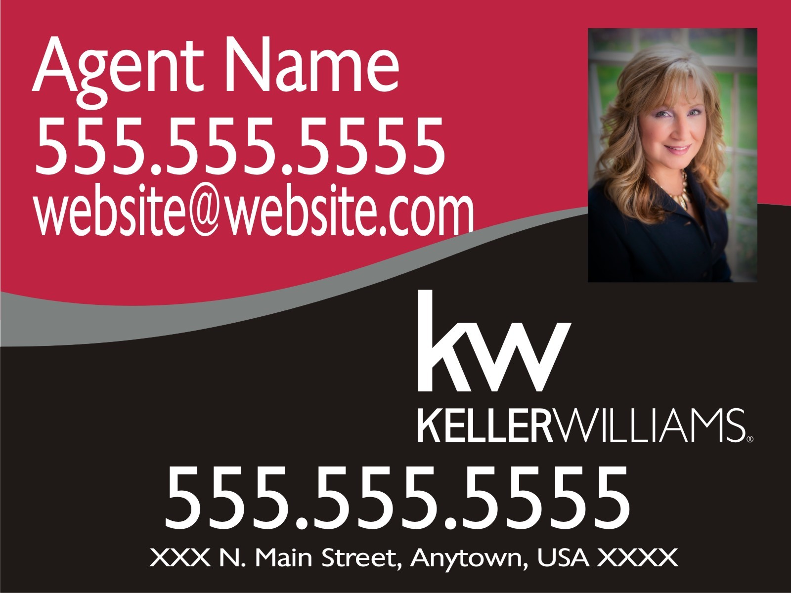 25 18×24 Full Color Custom Yard Signs – Printed One Side