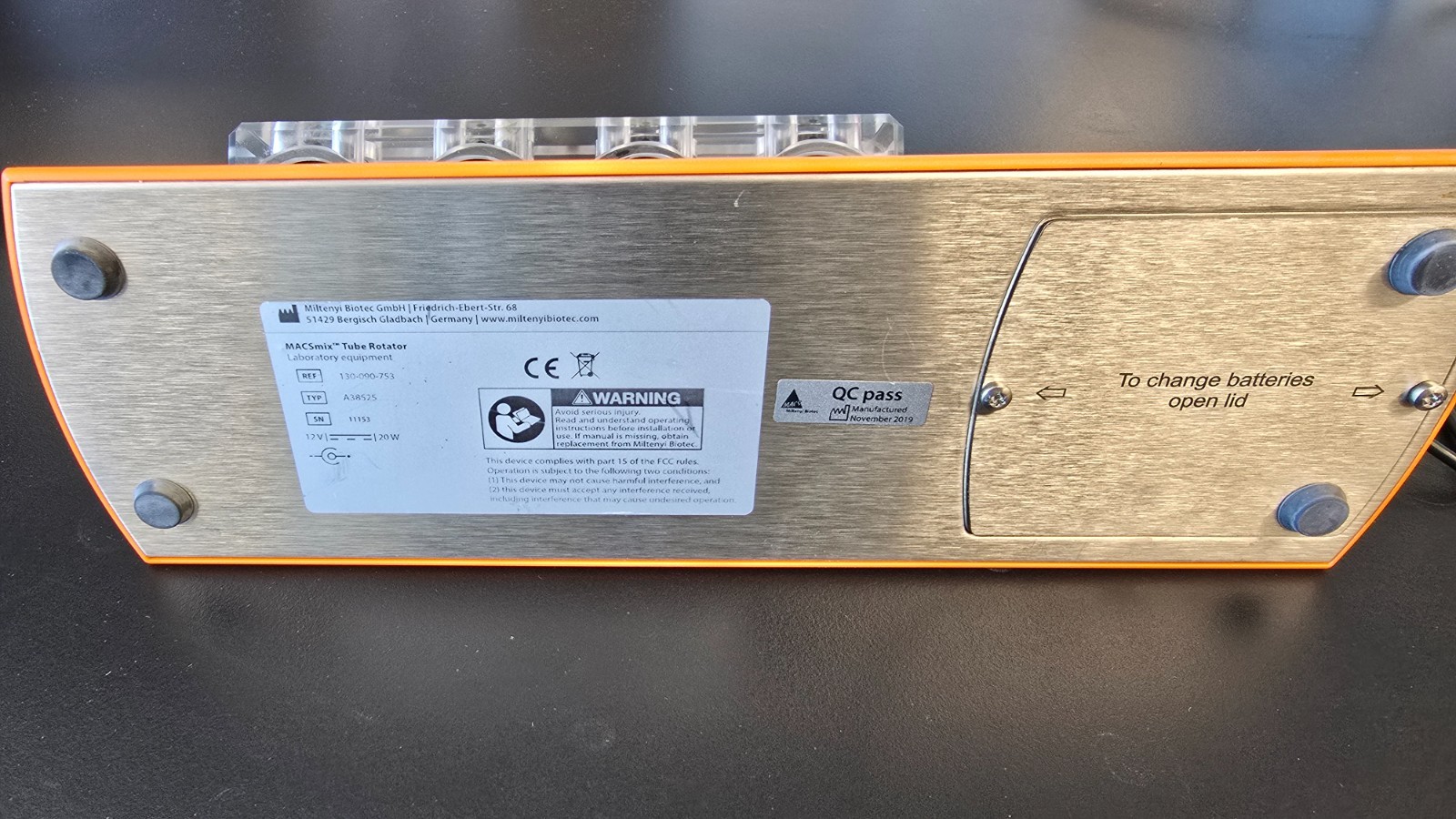Miltenyi Biotec MACSmix Tube Rotator with charger
