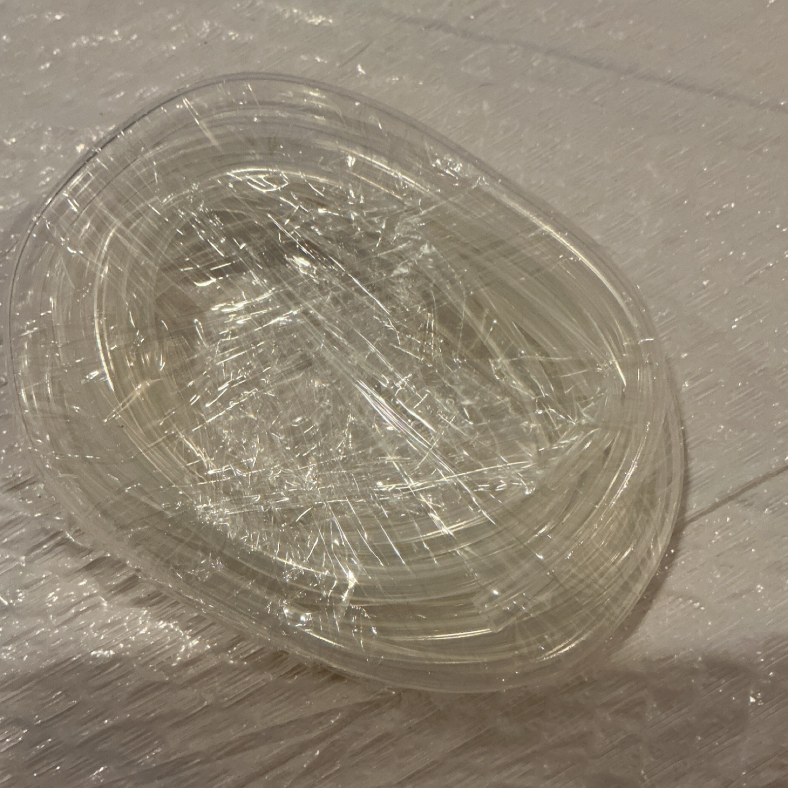 Plastic Cut Tubing 3/16 in ID x 10 ft Clear Hose