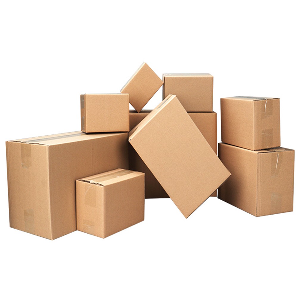 100 Corrugated Paper Boxes 8x6x4″（20.3*15.2*10cm）Yellow