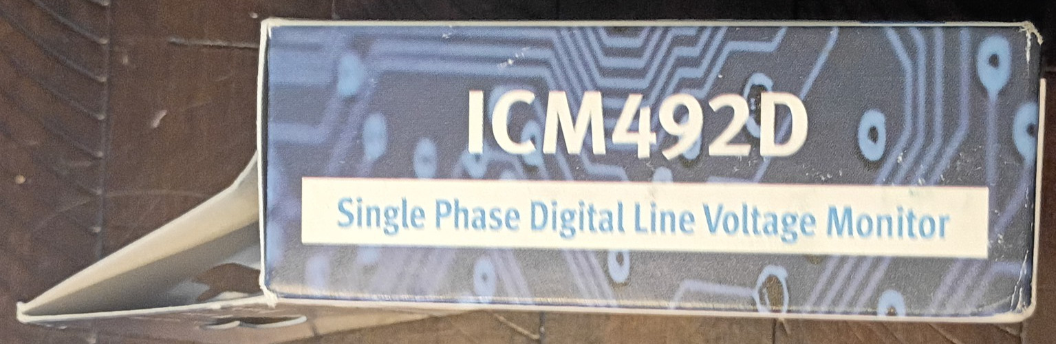 ICM 492D Single Phase Digital Line Voltage Motor Monitor 80-300 VAC-Made in USA