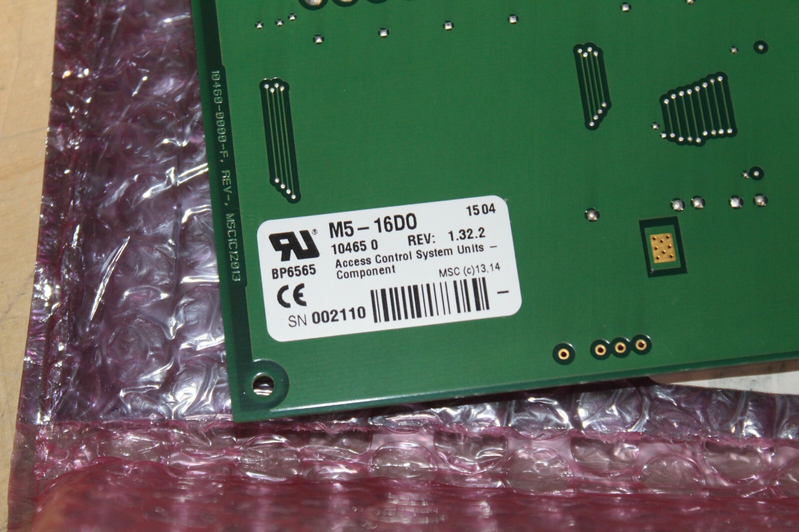 Mercury M5-16DO Access Control System Units Component Controller PCB PWM516DO