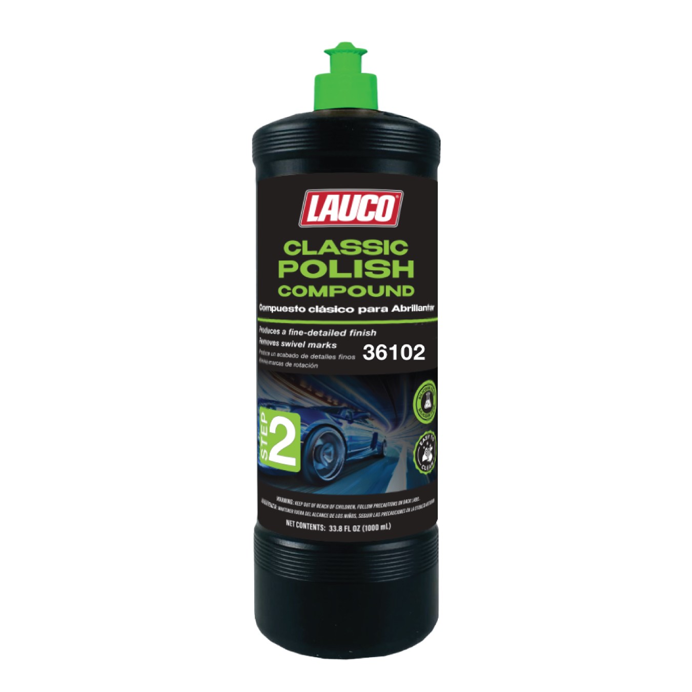 LAUCO Classic Polish Compound Step 2 – Swirl Remover, 1000mL [36102]