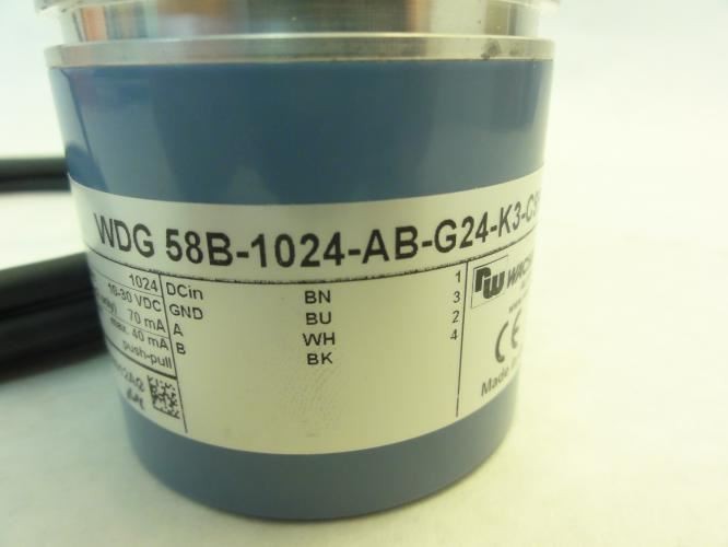 201444 New-No Box; Wachendorff WDG58B-1024-AB-G24-K3-C99 Rotational Encoder