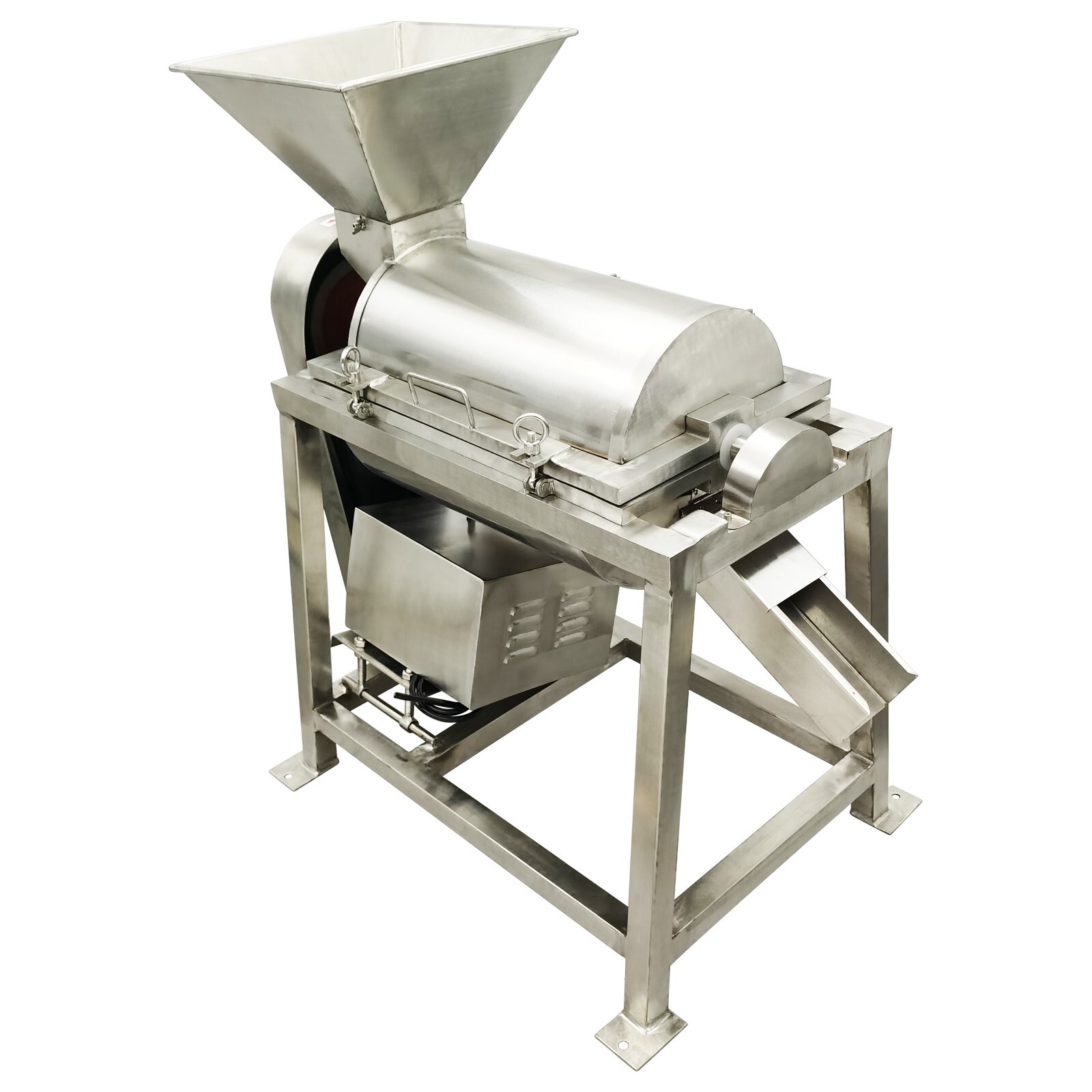 220V 3PH 2.2KW Automatic Spiral Fruit＆Vegetable Crushing Beating Machine 0.5T/H