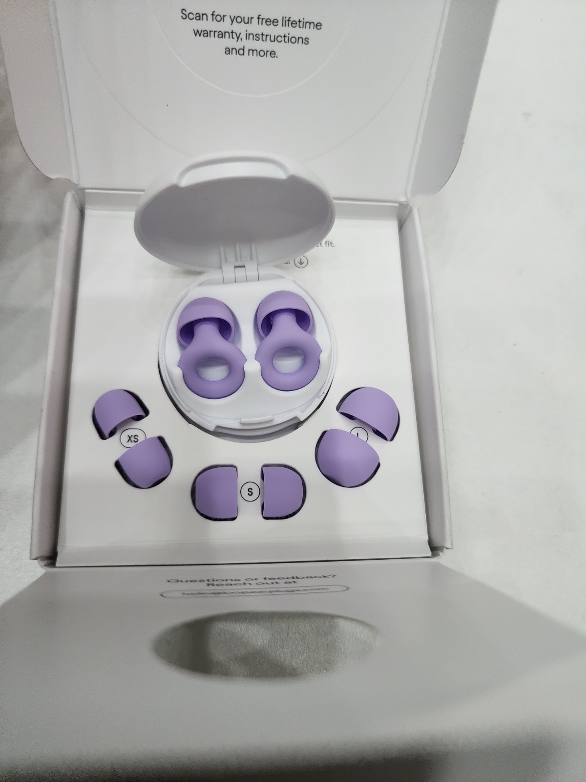 Loop Quiet 2 Ear Plugs For Noise Reduction – 14dB – Color – Violet – Open Box
