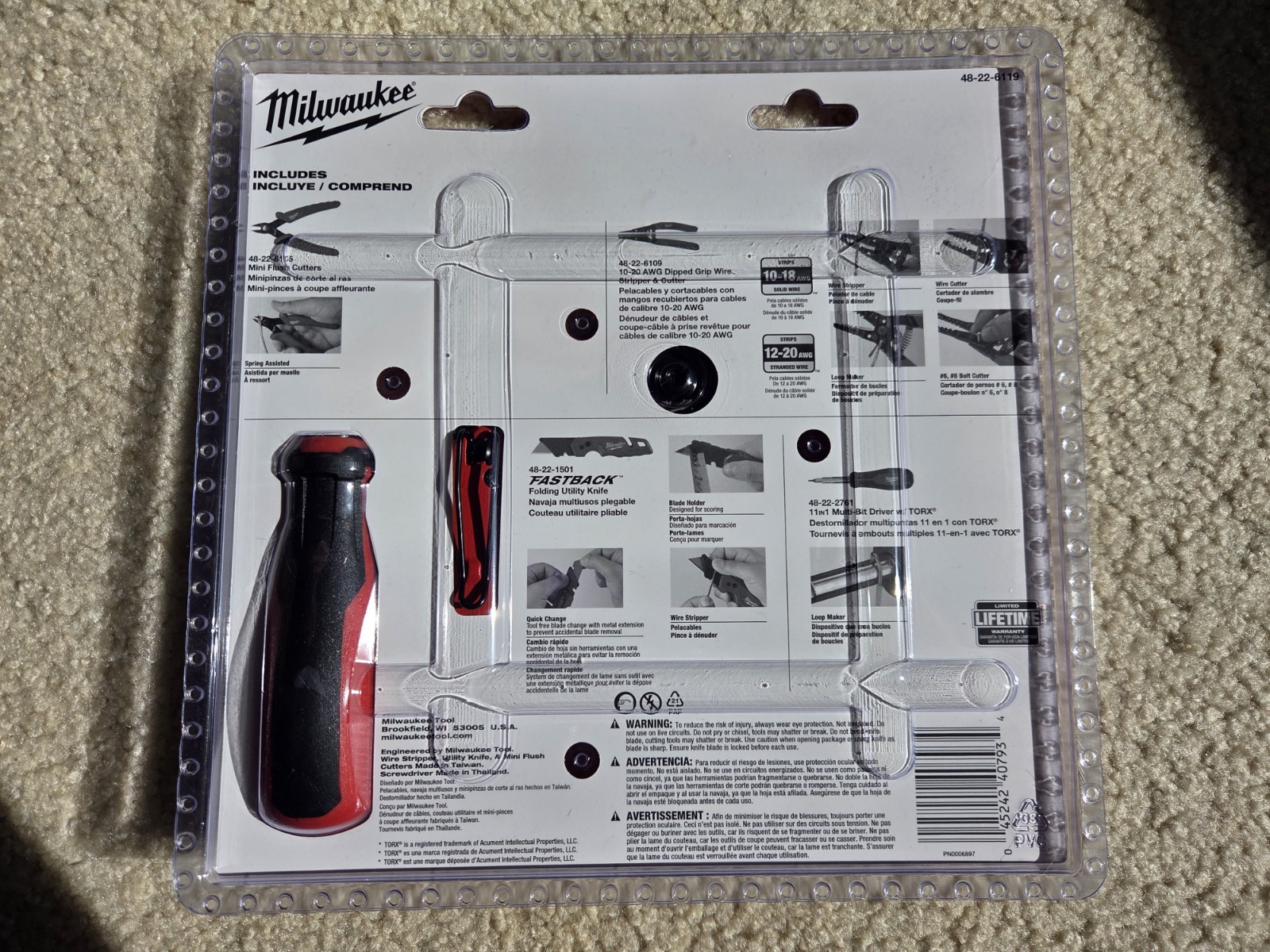 Milwaukee Electrician’s Hand Tool Kit (4-Piece)
