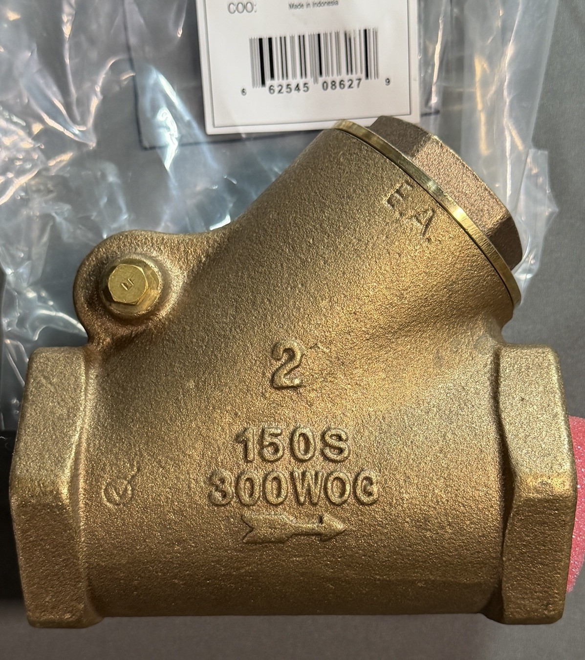 Legend T-453NL No Lead Bronze Y-Pattern Swing Check Valve-2″ FNPT(105-308NL)