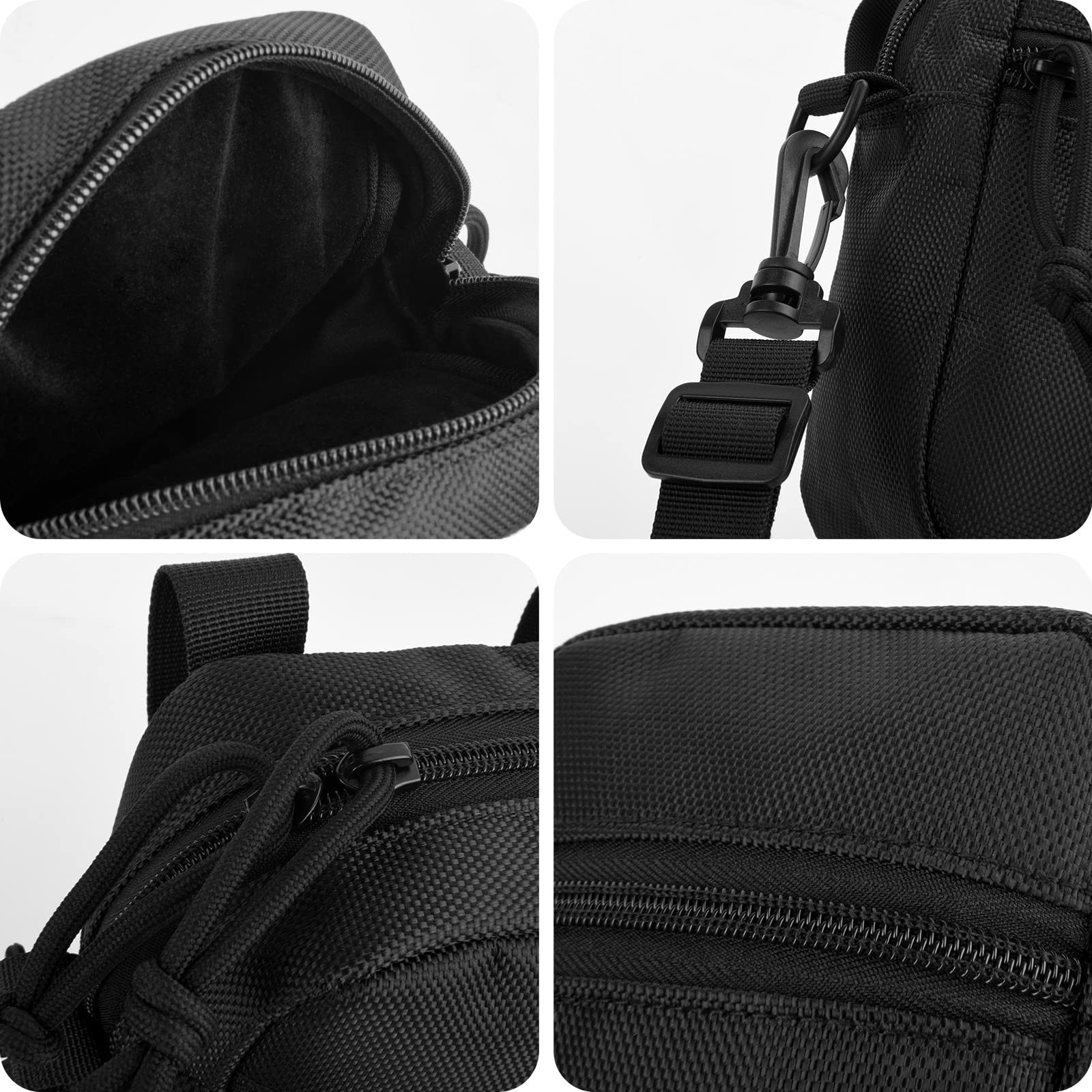 Protective Case for Night Vision Goggles, Nylon Travel Bag, Soft Liner, SD Card