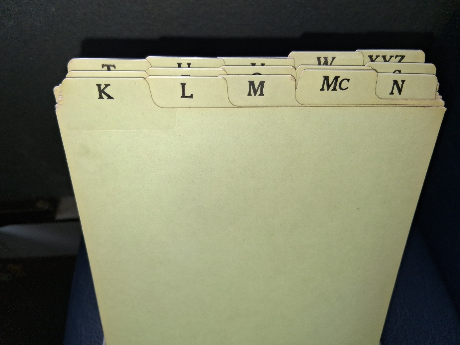 Vintage Nebs 944 Posting File For Forms Up To 6 1/2 x 9 1/4″ With 25 Cards