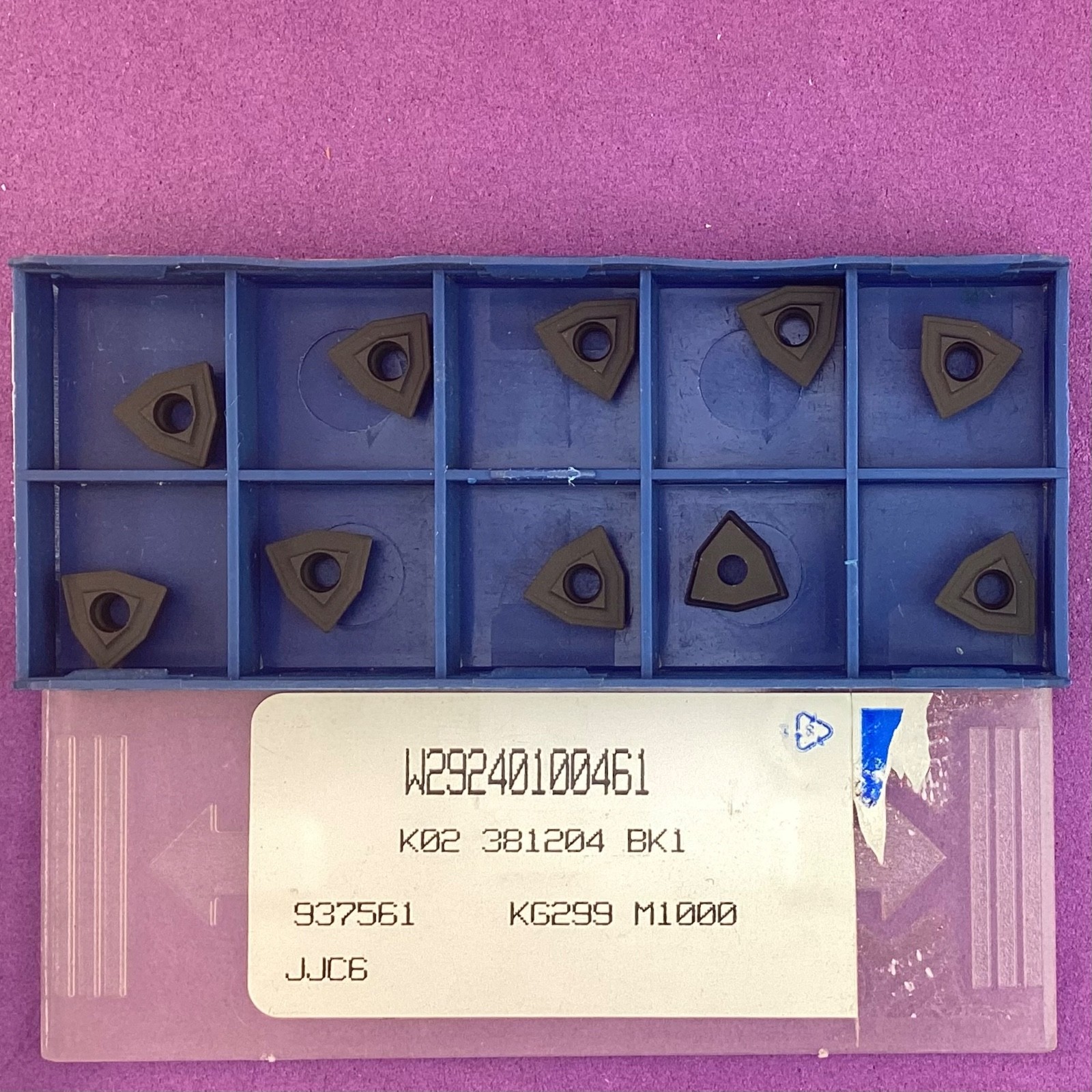 10pc KOMET W29 24010.0461 WOEX 05T304-01 Carbide Inserts BK 1🎯Machinist
