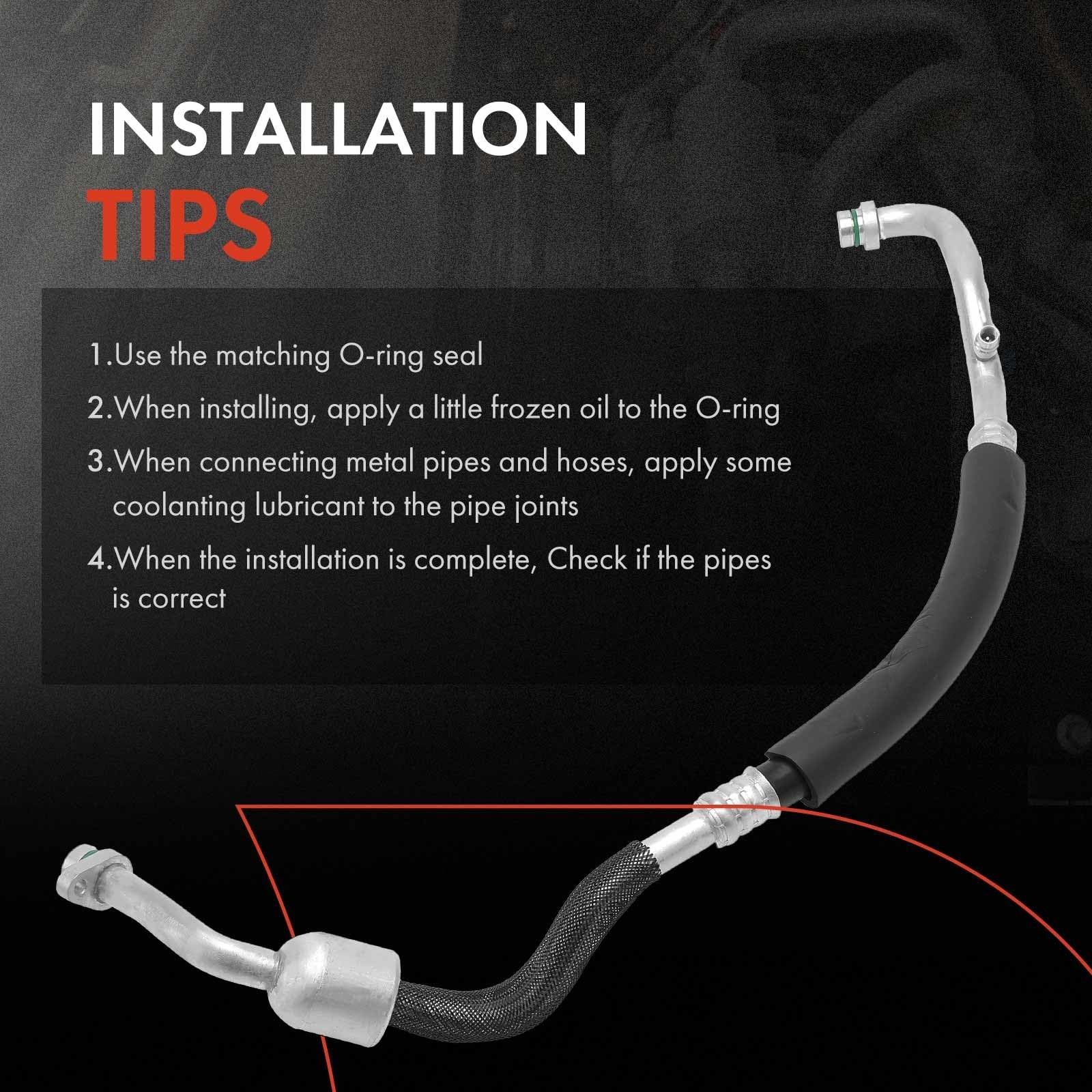 A-Premium A/C Suction Hose Assembly Compatible with Nissan Altima 2007-2012, Max