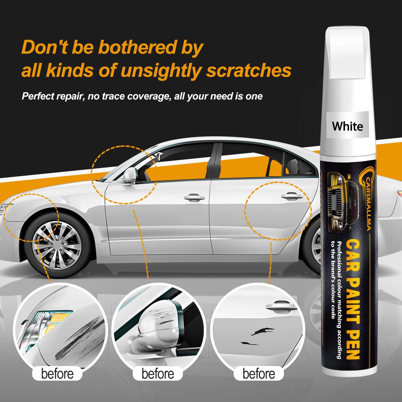 Ford Ruby Red Metallic Touch Up Paint Pen for Auto Chip Repair