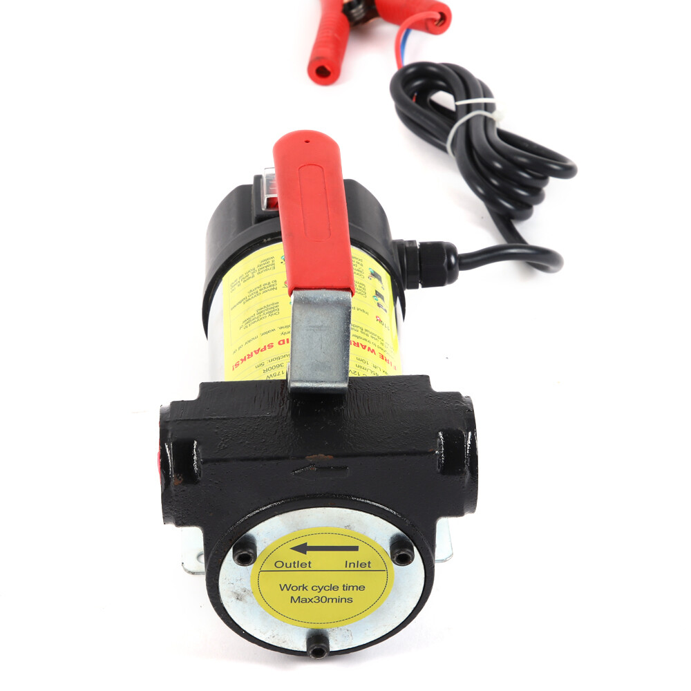 175W 50L/min Fuel Transfer Pump Diesel Gas Kerosene Transfer Pump Kits 12V DC