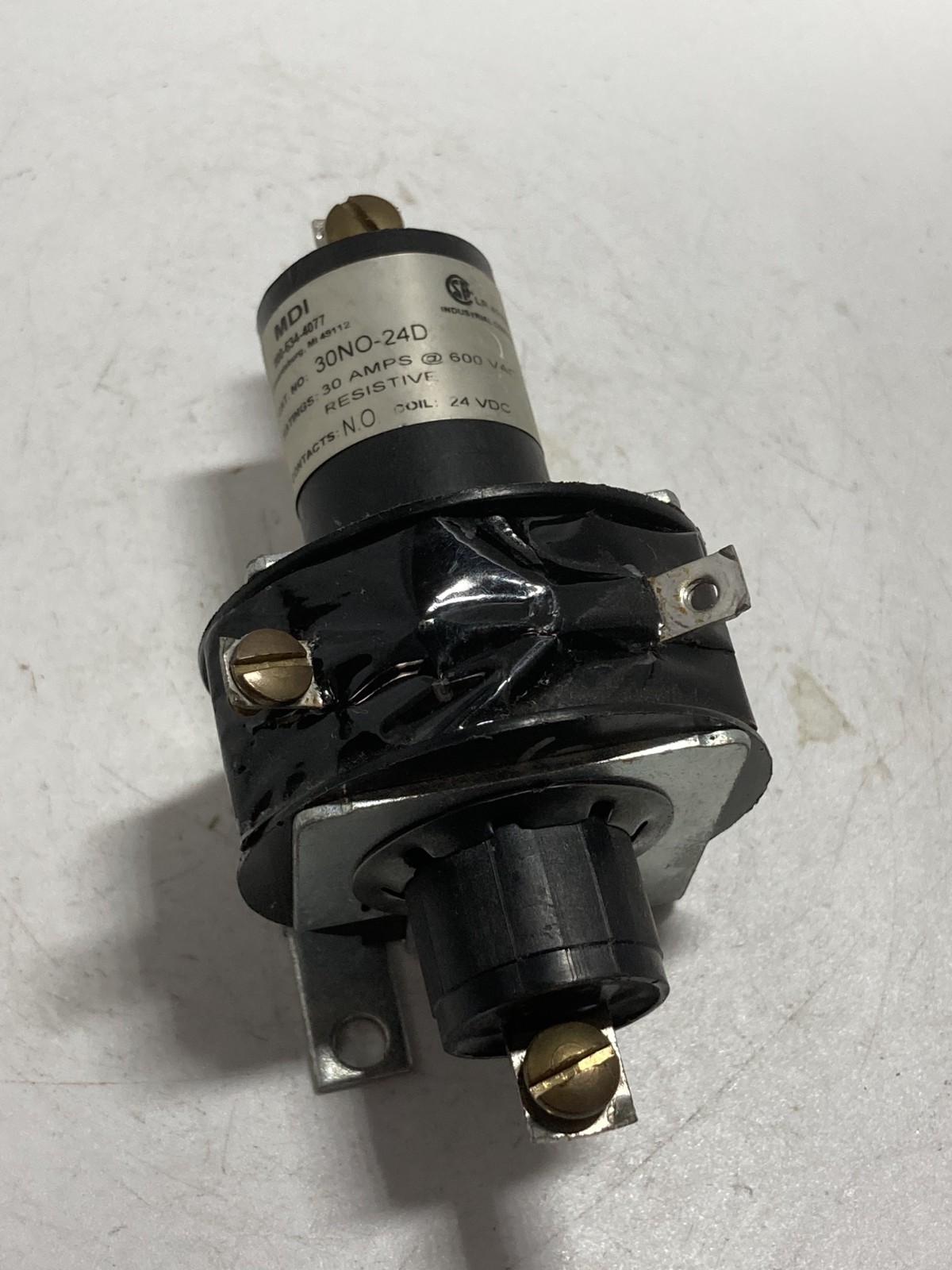 MDI 30NO-24D CONTACTOR 30 AMPS 600VAC RESISTIVE